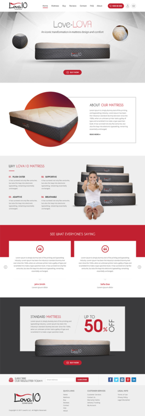Web Design by RupalTechno for LOVA10 | Design: #13217586