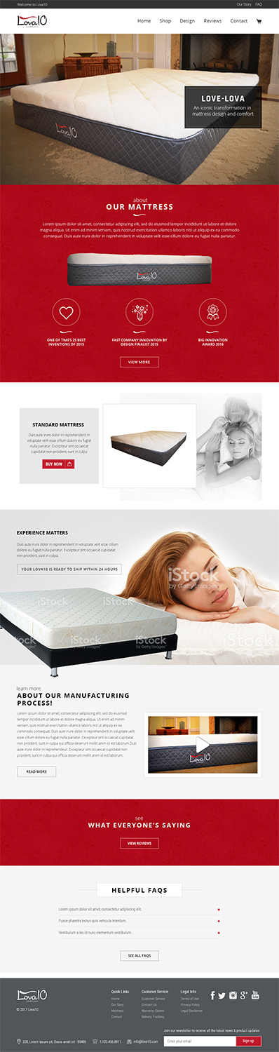 Web Design par RupalTechno pour LOVA10 | Design #13233331