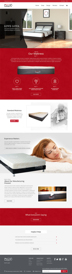 Web Design by RupalTechno for LOVA10 | Design: #13241246