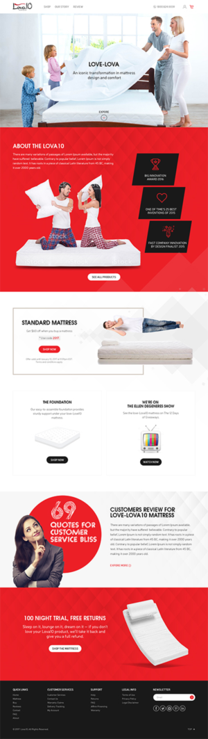 Web Design by RupalTechno for LOVA10 | Design: #13298822