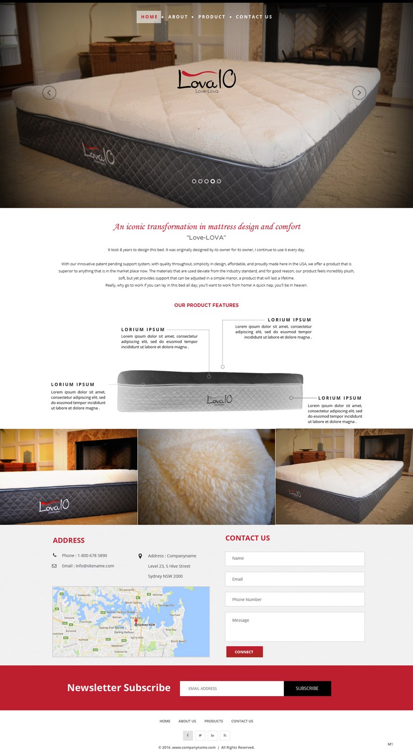 Web Design by pb for LOVA10 | Design #13222929