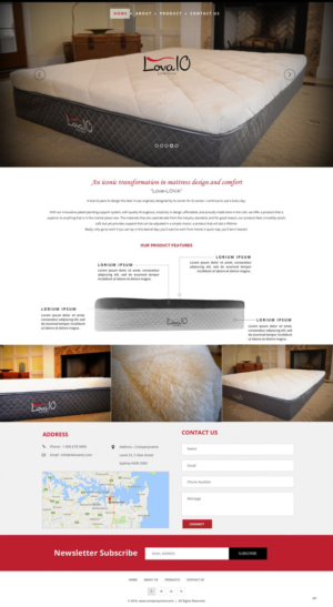 Web Design by pb for LOVA10 | Design: #13222929