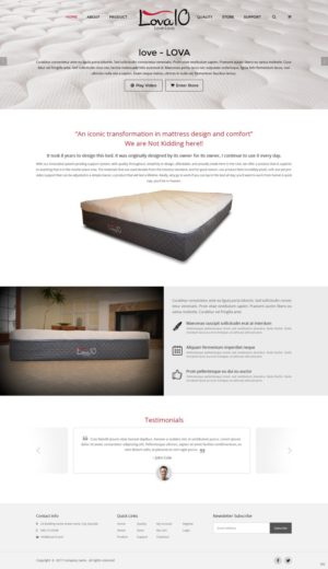 Web Design by pb for LOVA10 | Design: #13222968