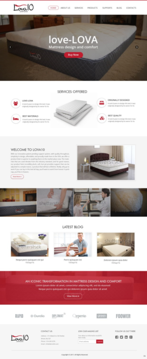 Web Design by pb for LOVA10 | Design: #13237439