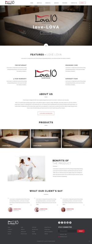 Web Design by pb for LOVA10 | Design: #13237440