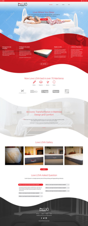 Web Design by Impressive Solutions for LOVA10 | Design: #13220779