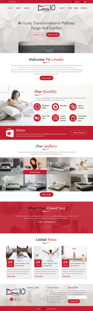 Web Design by rightway for LOVA10 | Design: #13219786