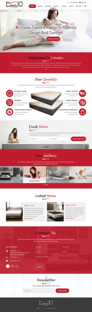 Web Design by rightway for LOVA10 | Design: #13219787
