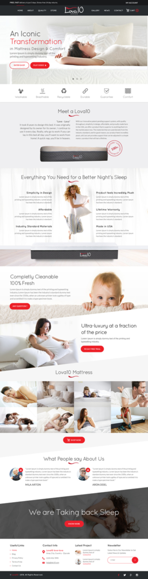 Web Design by rightway for LOVA10 | Design: #13219789
