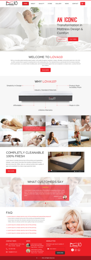 Web Design by rightway for LOVA10 | Design: #13219790