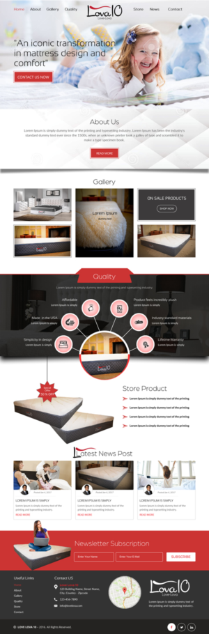 Web Design by rightway for LOVA10 | Design: #13219791