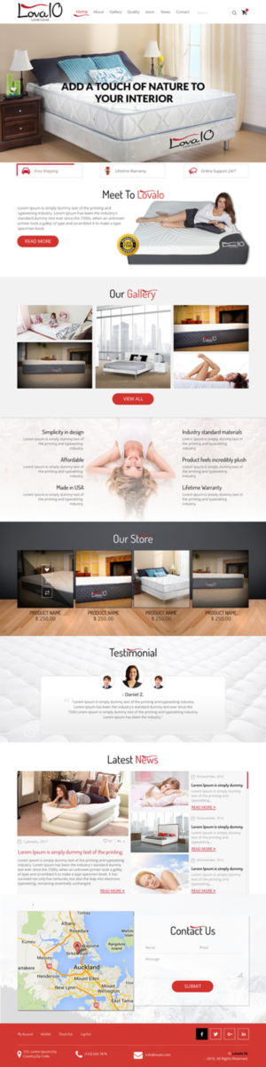 Web Design by rightway for LOVA10 | Design: #13220078
