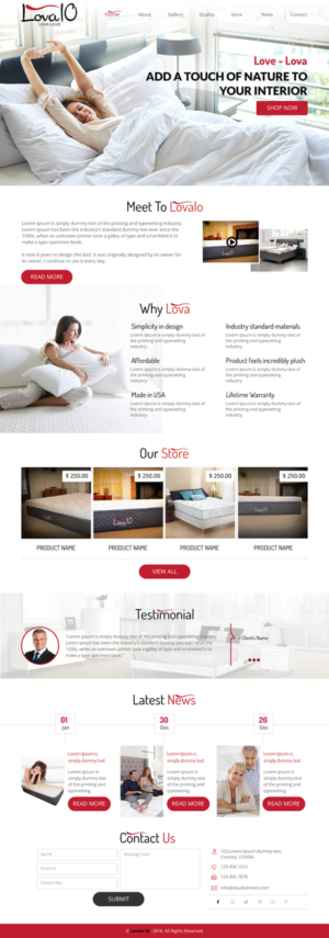 Web Design by rightway for LOVA10 | Design: #13220081