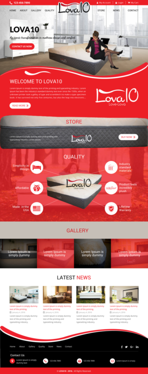 Web Design by rightway for LOVA10 | Design: #13220082