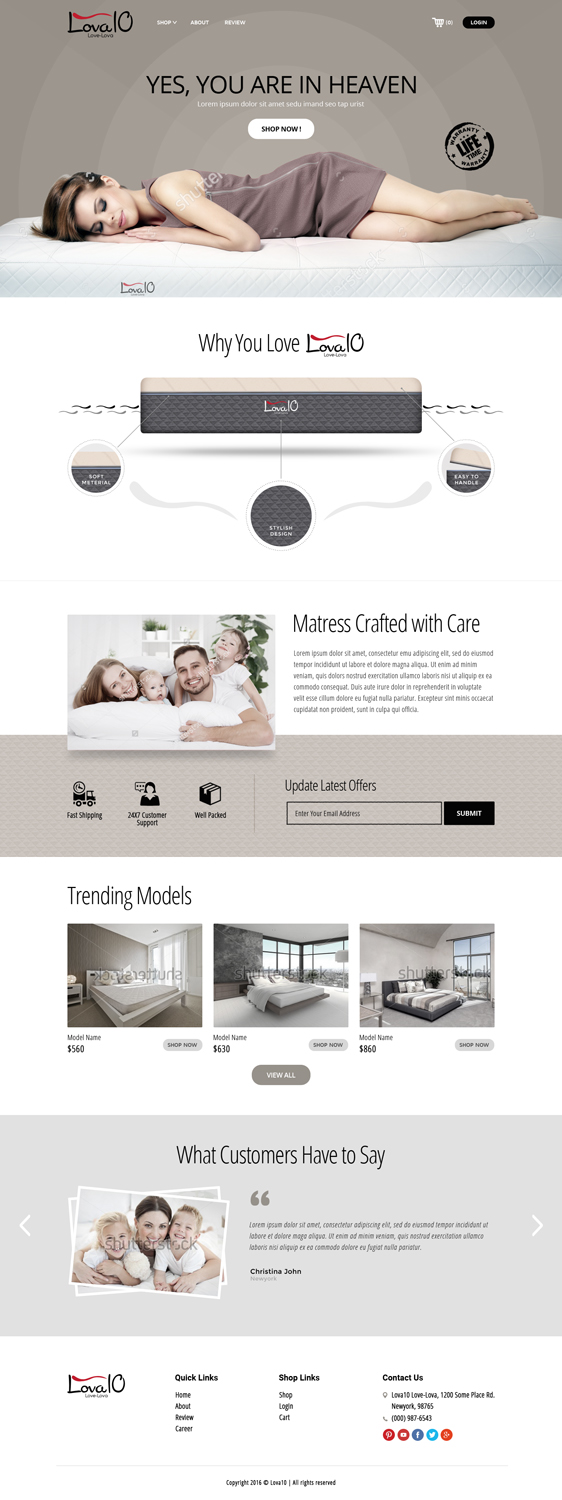 Web Design by Pentarts for LOVA10 | Design #13340635