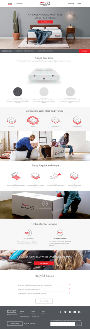 Web Design by bdesigner9 for LOVA10 | Design #13231613