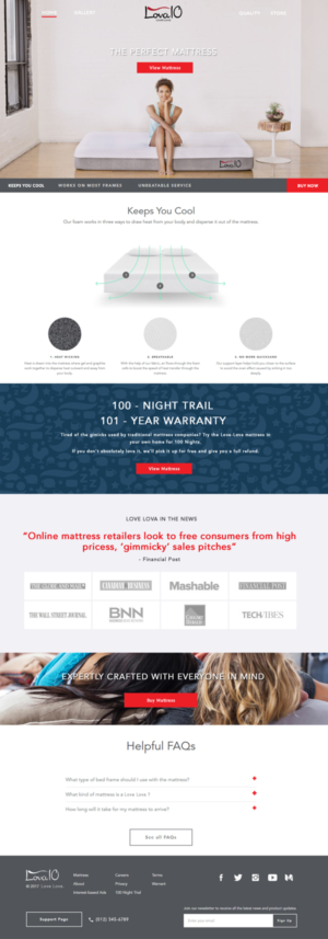 Web Design by bdesigner9 for LOVA10 | Design: #13231614