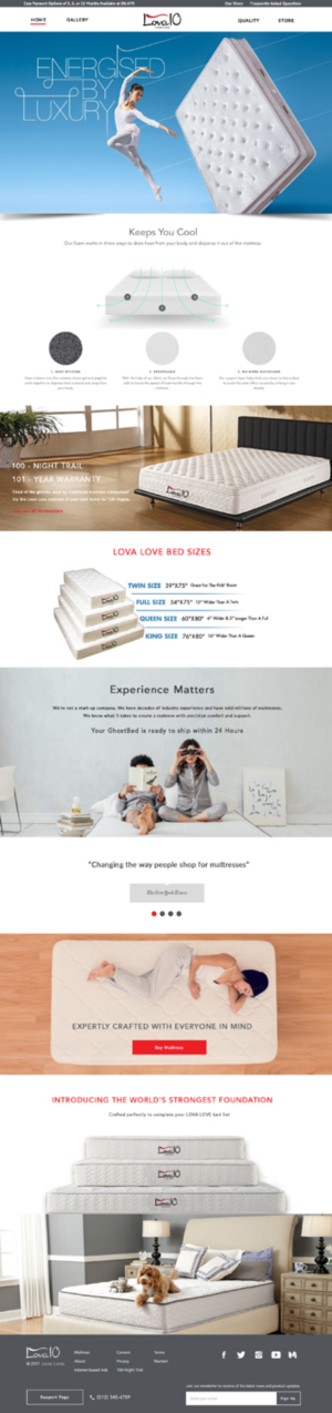 Web Design by bdesigner9 for LOVA10 | Design: #13309345
