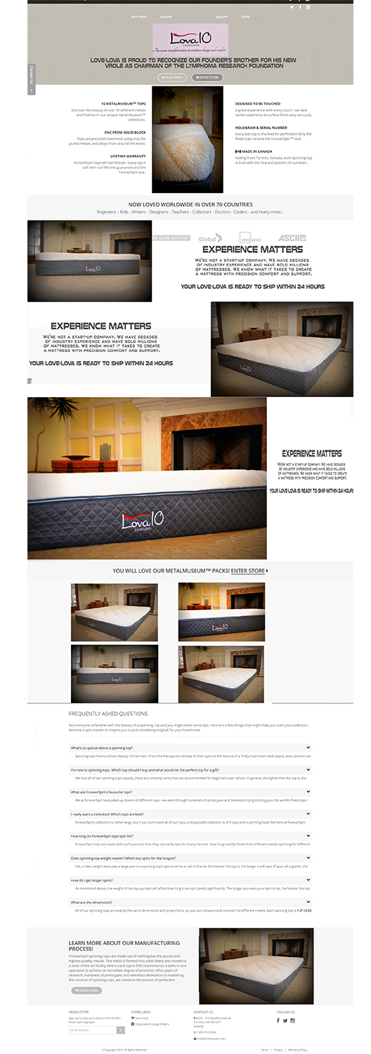 Web Design by bazickoff for LOVA10 | Design #13335284