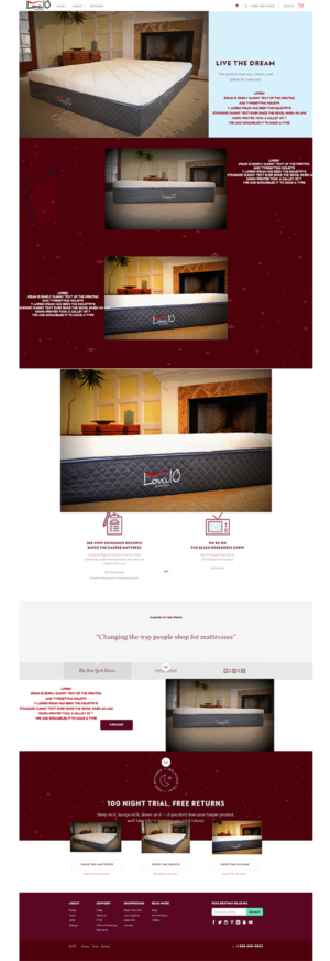 Web Design by bazickoff for LOVA10 | Design: #13335816