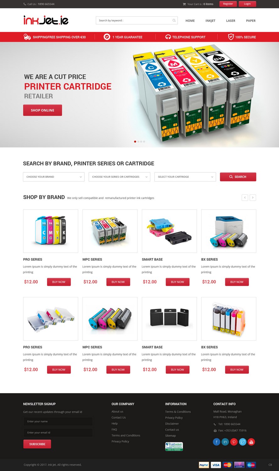 Web Design by pb for Poptents.eu | Design #13209238
