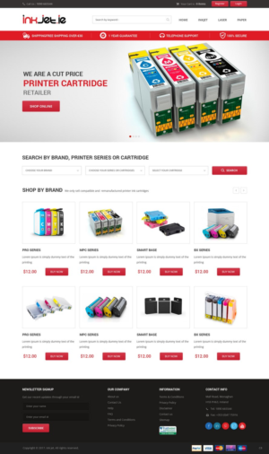 Web Design by pb for Poptents.eu | Design: #13209238