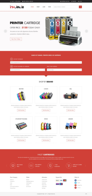 Web Design by pb for Poptents.eu | Design: #13209258