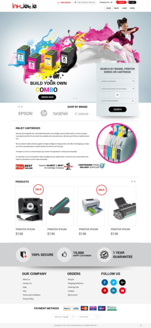 Web Design by pb for Poptents.eu | Design: #13214996