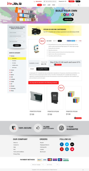 Web Design by pb for Poptents.eu | Design: #13247235