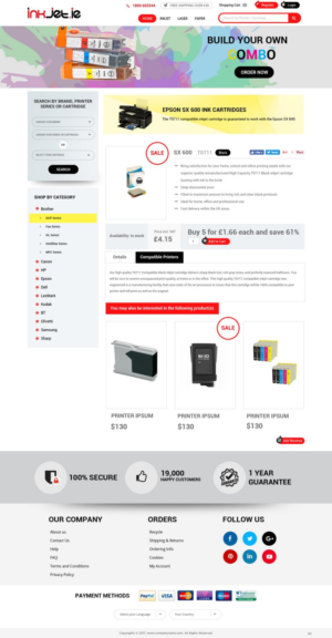 Web Design by pb for Poptents.eu | Design: #13334578