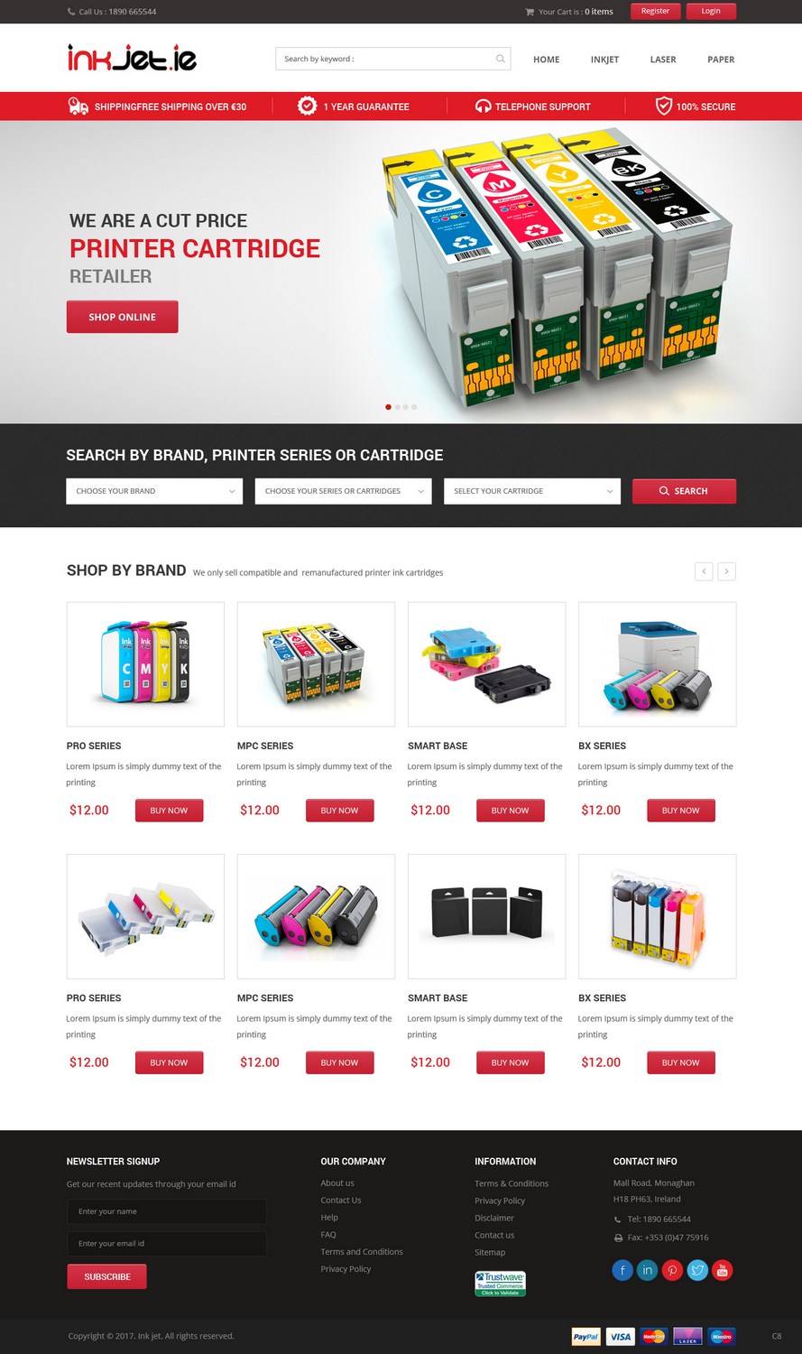 Web Design by pb for Poptents.eu | Design #13372276