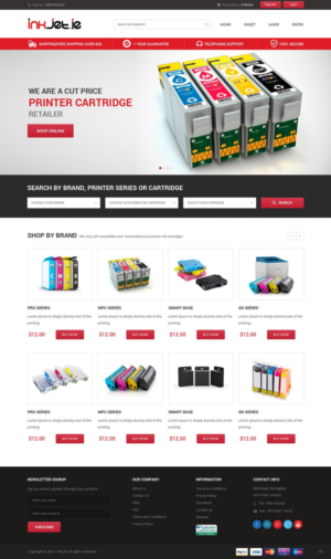 Web Design by pb for Poptents.eu | Design: #13372276
