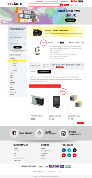 Web Design by pb for Poptents.eu | Design: #13379819
