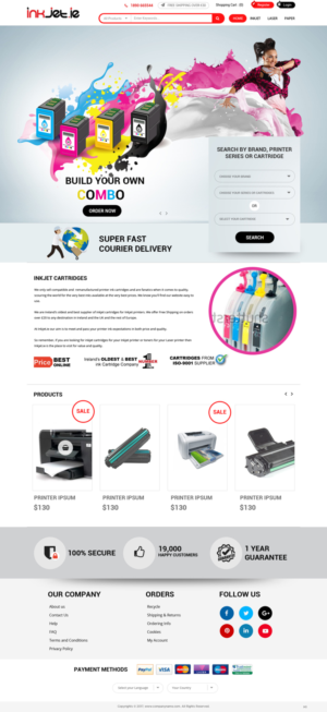Web Design by pb for Poptents.eu | Design: #13379820