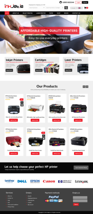 Web Design by Xclusive Designers for Poptents.eu | Design: #13205771