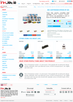 Web Design by Bini7a for Poptents.eu | Design #13329664