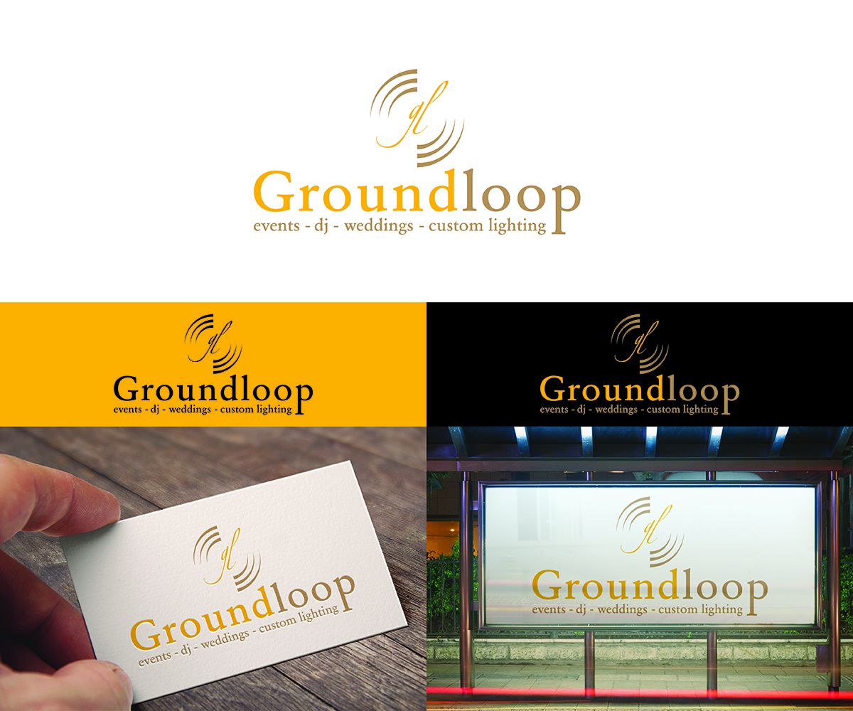 Logo Design by eMARK for Groundloop Events | Design #13379312