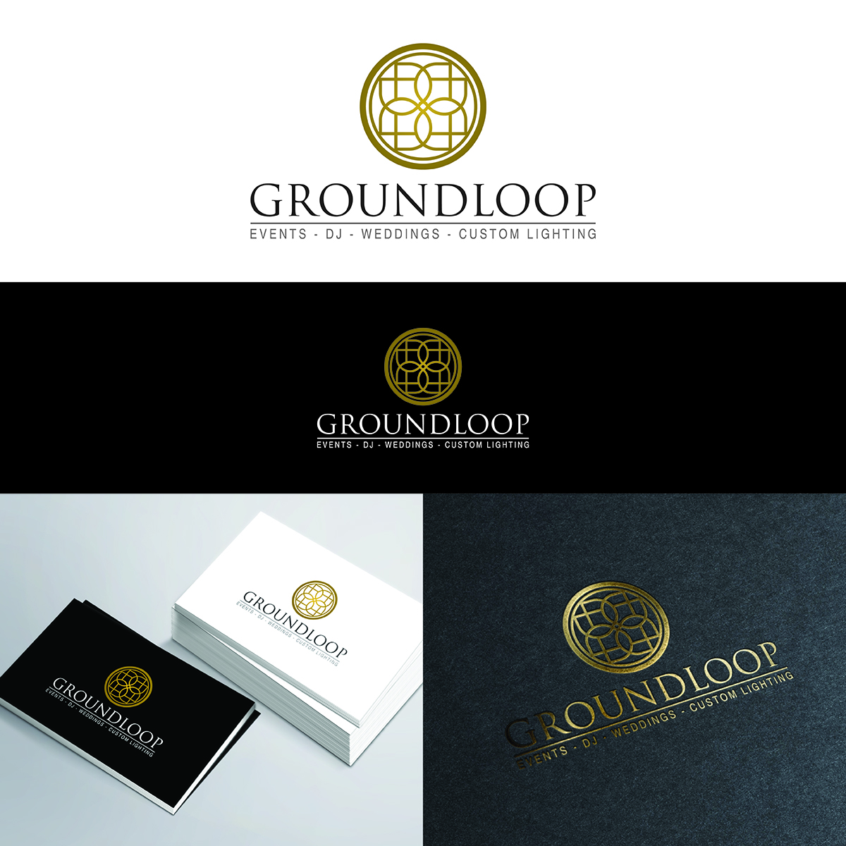 Logo Design by eMARK for Groundloop Events | Design #13379345