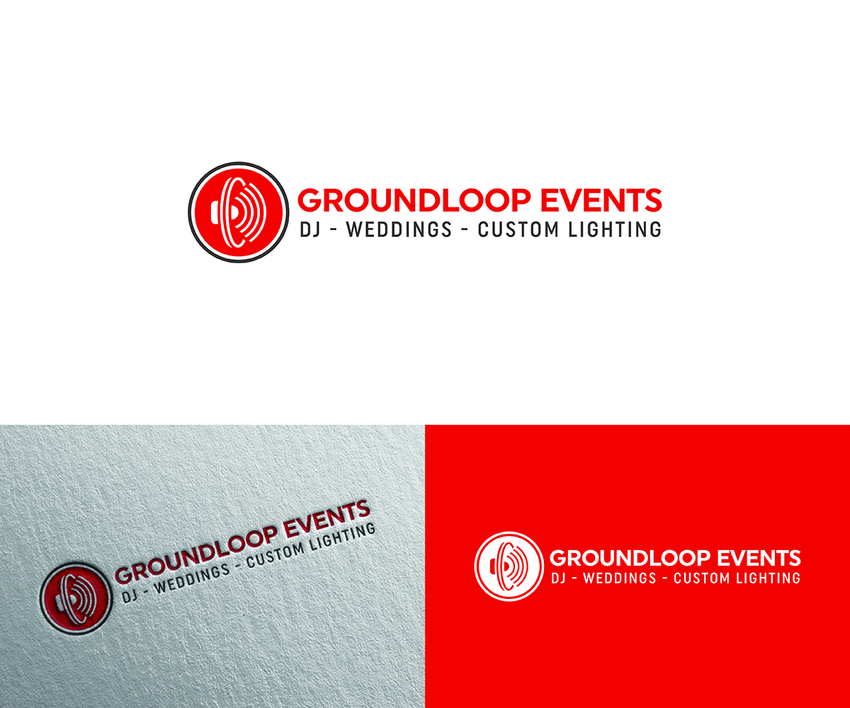 Logo Design by eMARK for Groundloop Events | Design #13379397