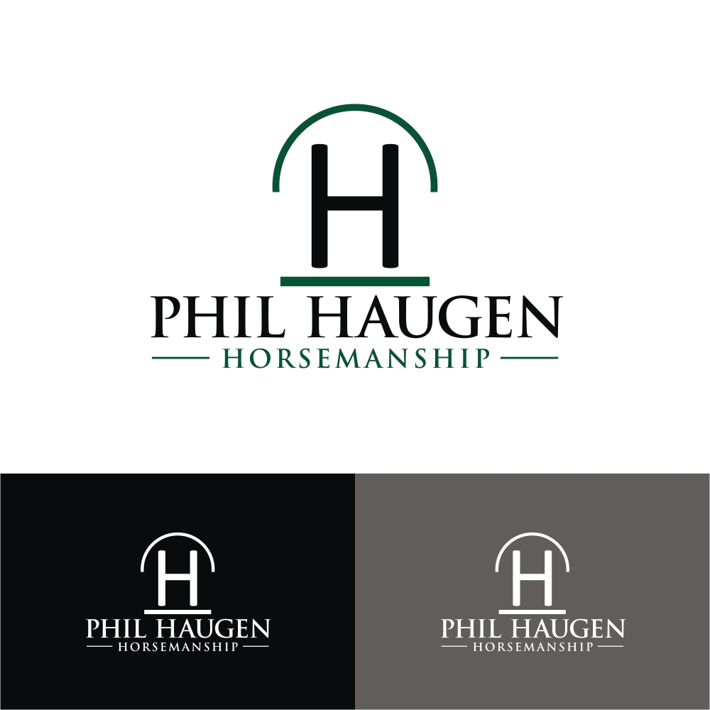 Logo Design by e-graphics for Phil Haugen Horsemanship | Design #13242793