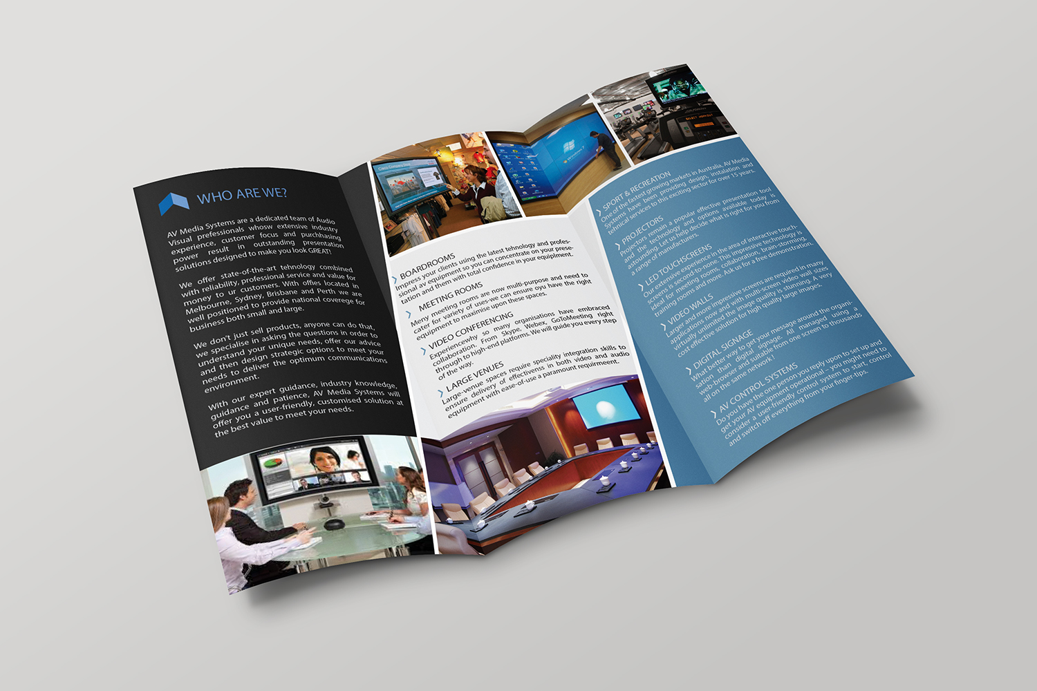 Flyer Design by alex989 for AV Media Systems | Design #13220225