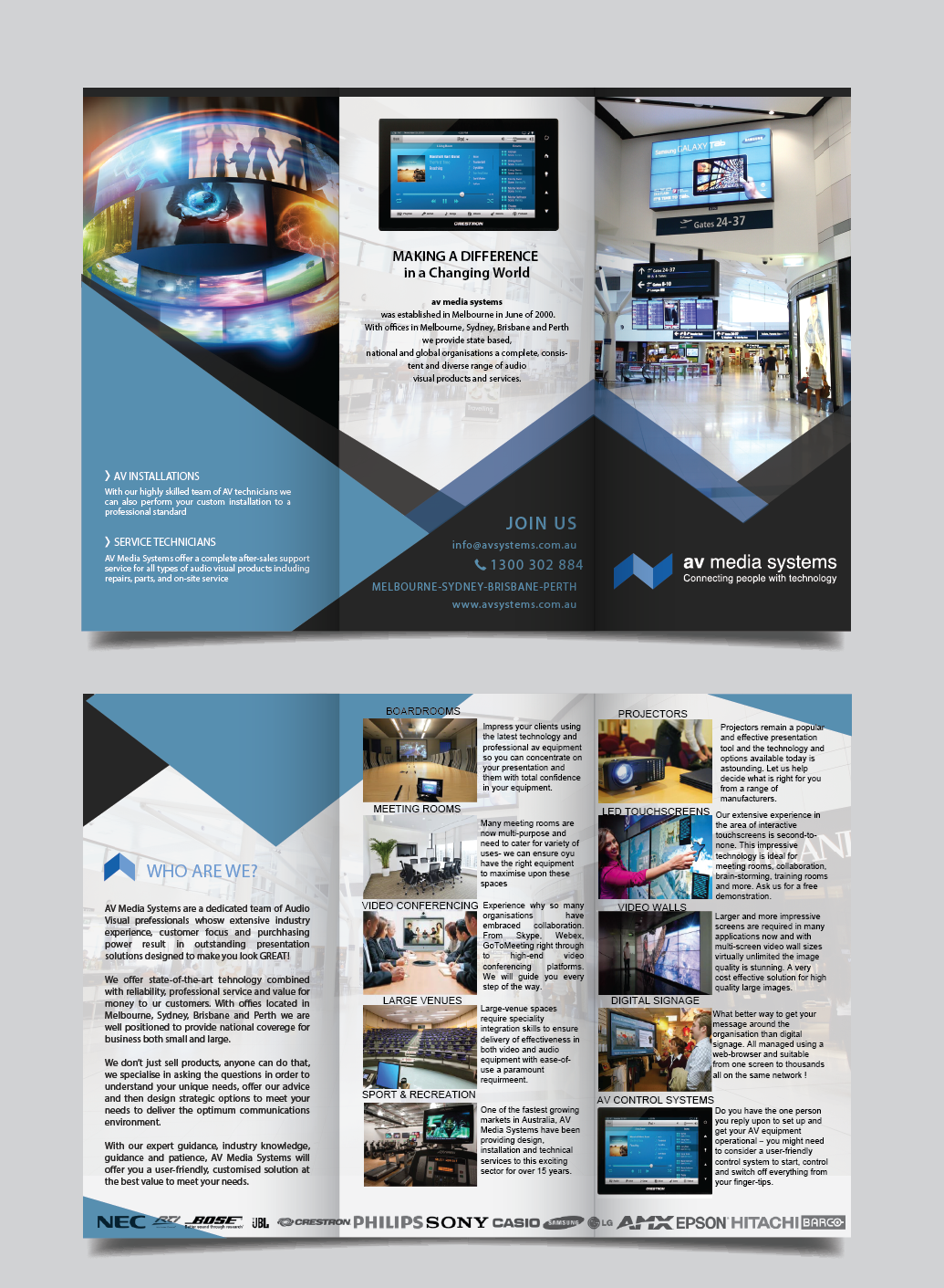 Flyer Design by alex989 for AV Media Systems | Design #13220244