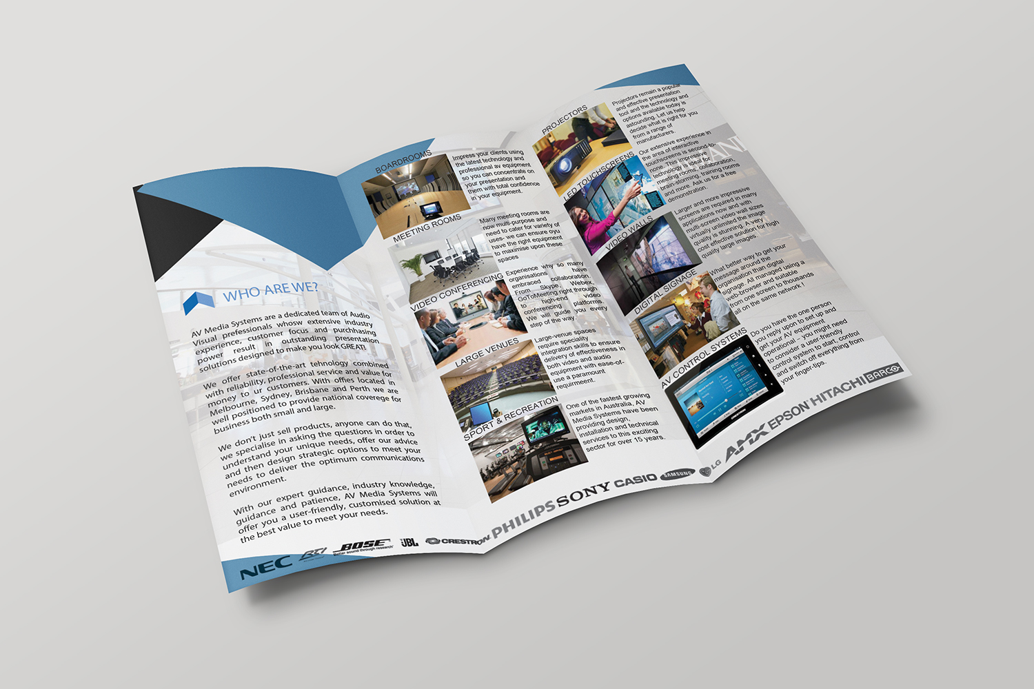 Flyer Design by alex989 for AV Media Systems | Design #13220249