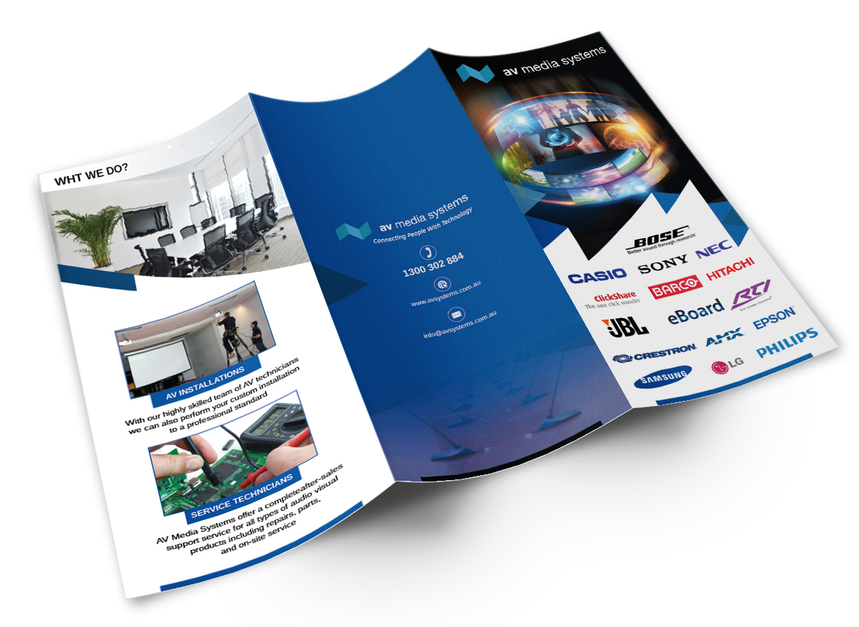 Flyer Design by nyky for AV Media Systems | Design #13285222