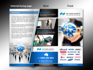 Flyer Design by innovative earth for AV Media Systems | Design: #13213141