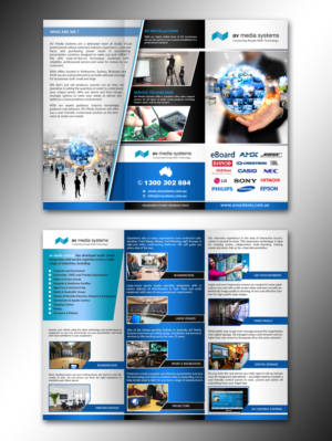 Flyer Design by innovative earth for AV Media Systems | Design: #13302001