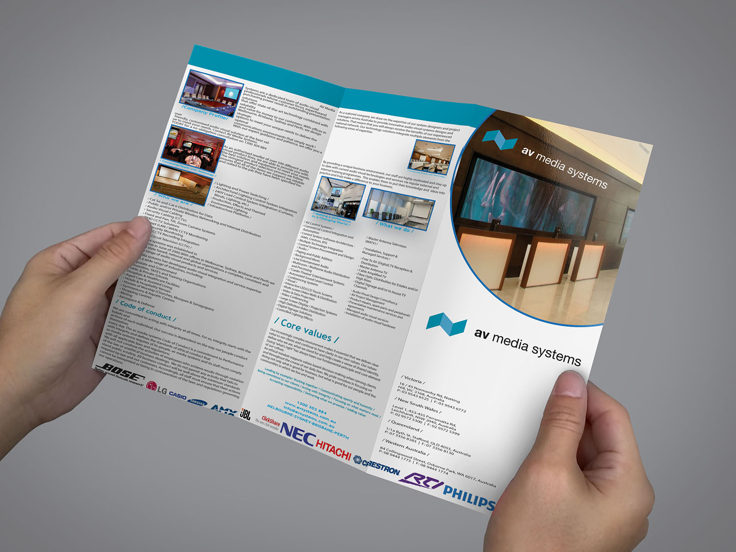 Flyer Design by maryampirzada0 for AV Media Systems | Design #13255574