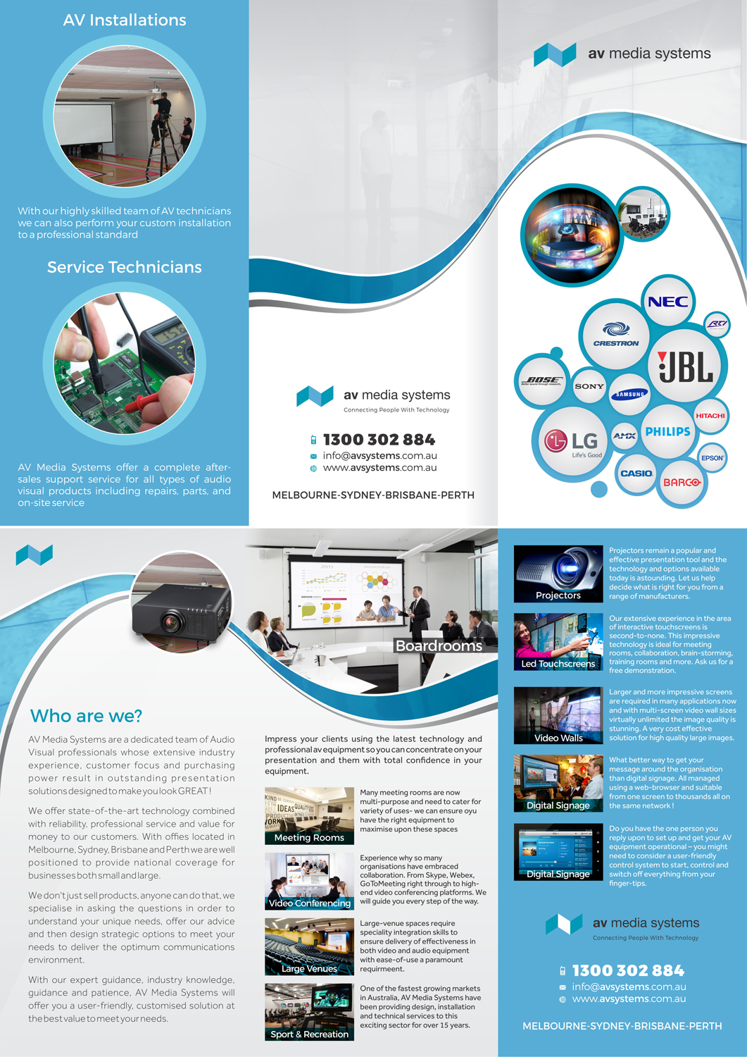 Flyer Design by Marketing Wings for AV Media Systems | Design #13246596