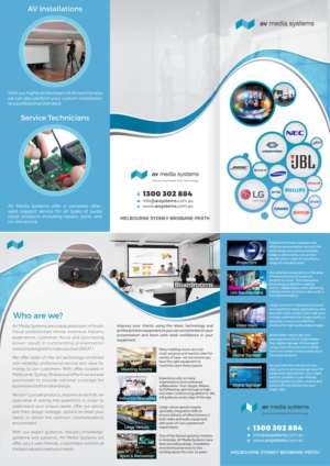 Flyer Design by Marketing Wings for AV Media Systems | Design: #13246596