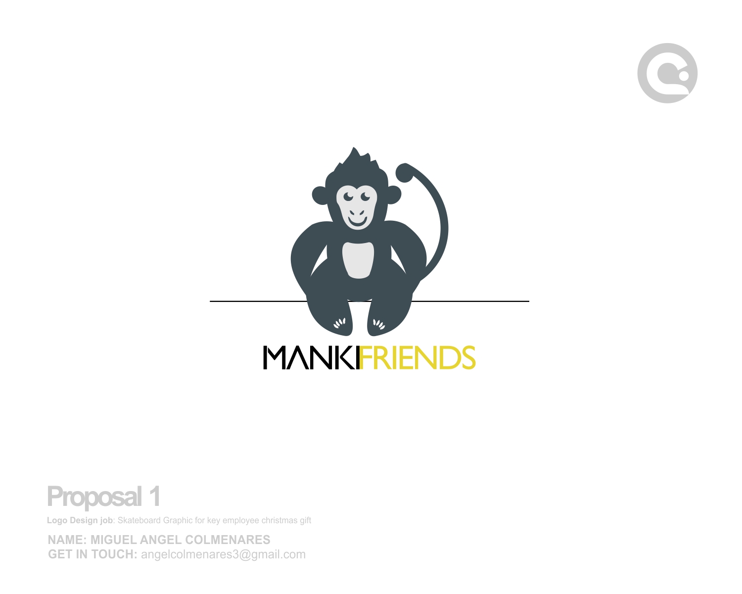 Logo Design by angelcolmenares3 for manki friends | Design #13311463